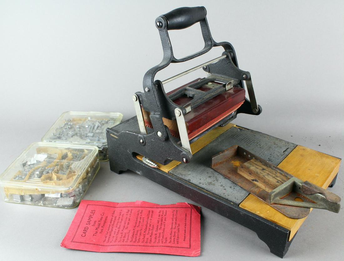 Miniature Overhead Printing Press (1 of 3)