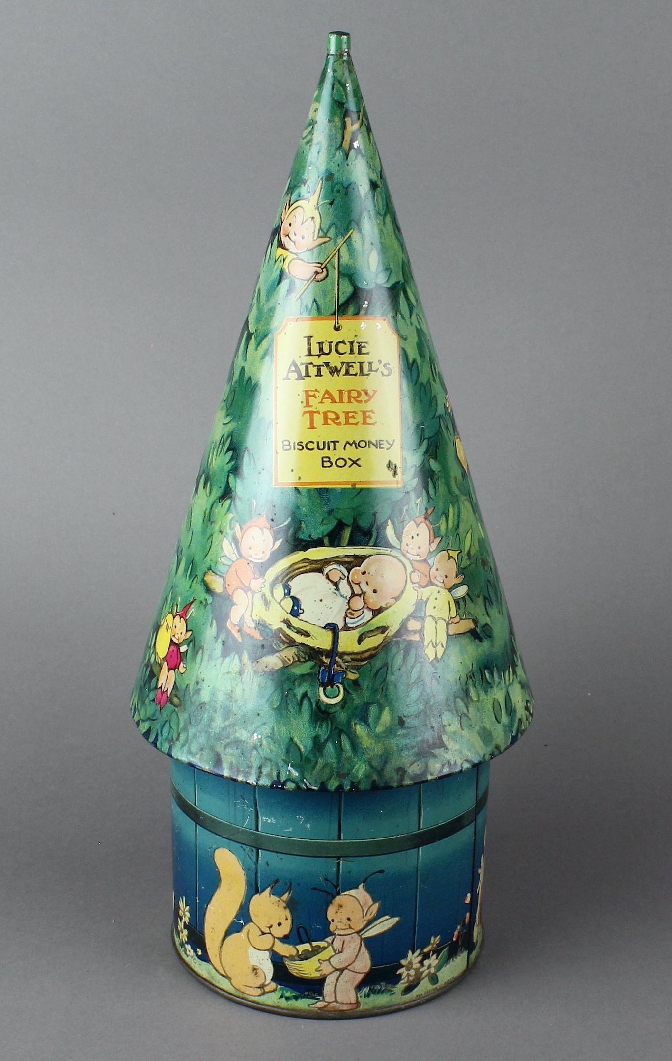 Fairy Tree Biscuit Tin Money Box Bank (1 of 4)