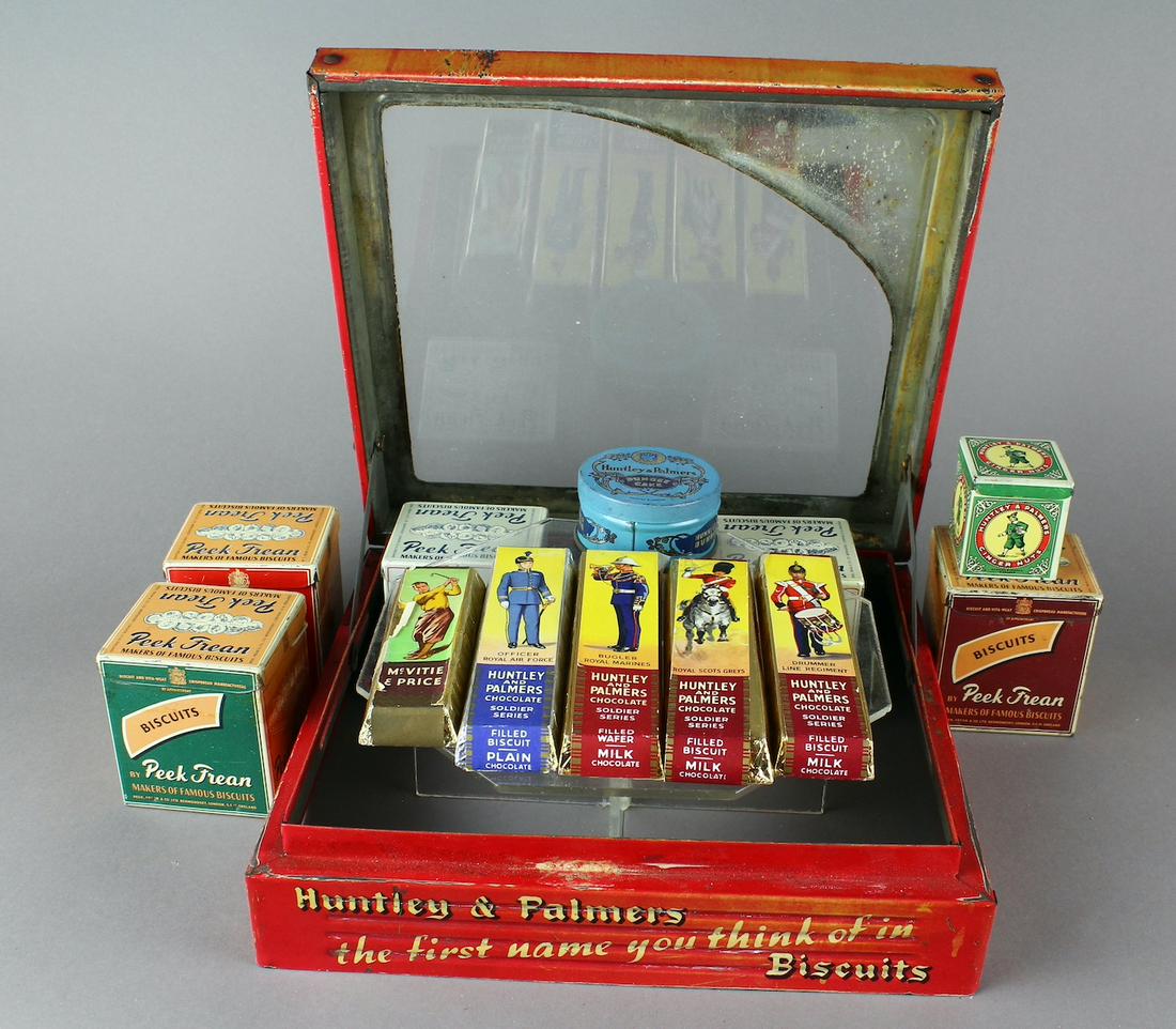 Huntley & Palmer Store Display Filled with Tins (1 of 6)