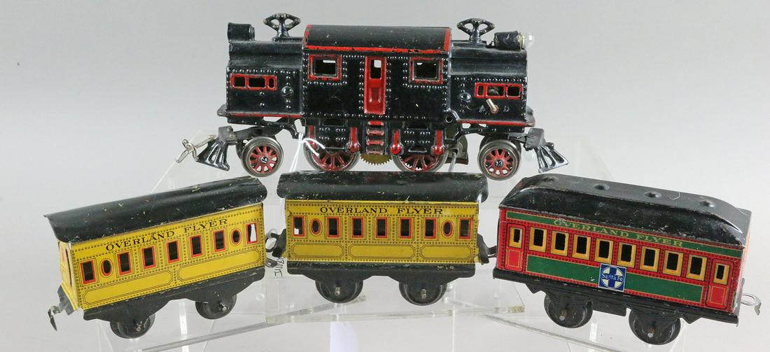 American Flyer Cast Iron Clockwork Engine Lot (1 of 2)