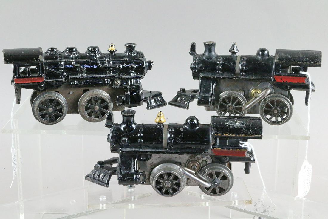 Ives Hafner Cast Iron Clockwork Engine Lot (1 of 2)