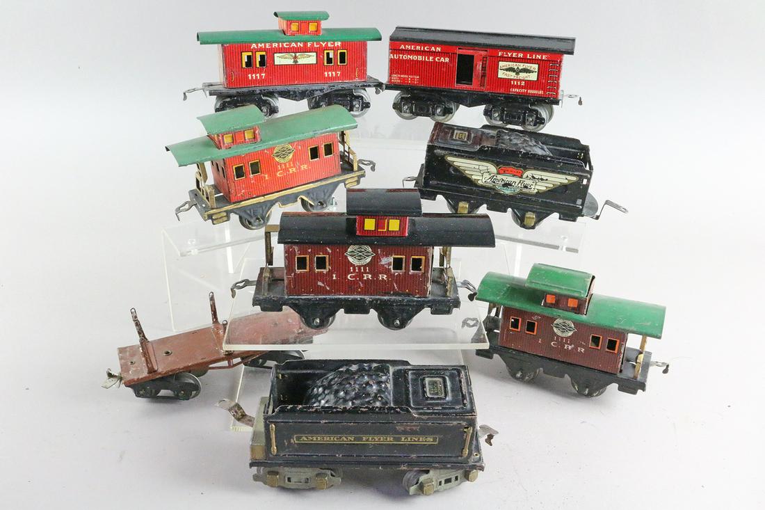 American Flyer Pre_War Rolling Stock Lot (1 of 2)