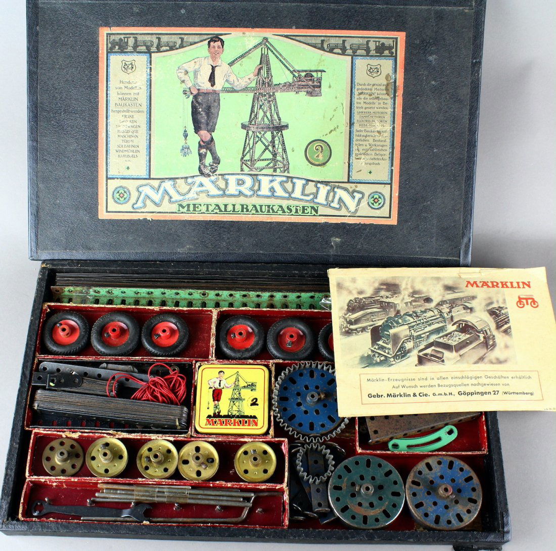 Early Marklin German Construction Set No.2  in Box (1 of 5)