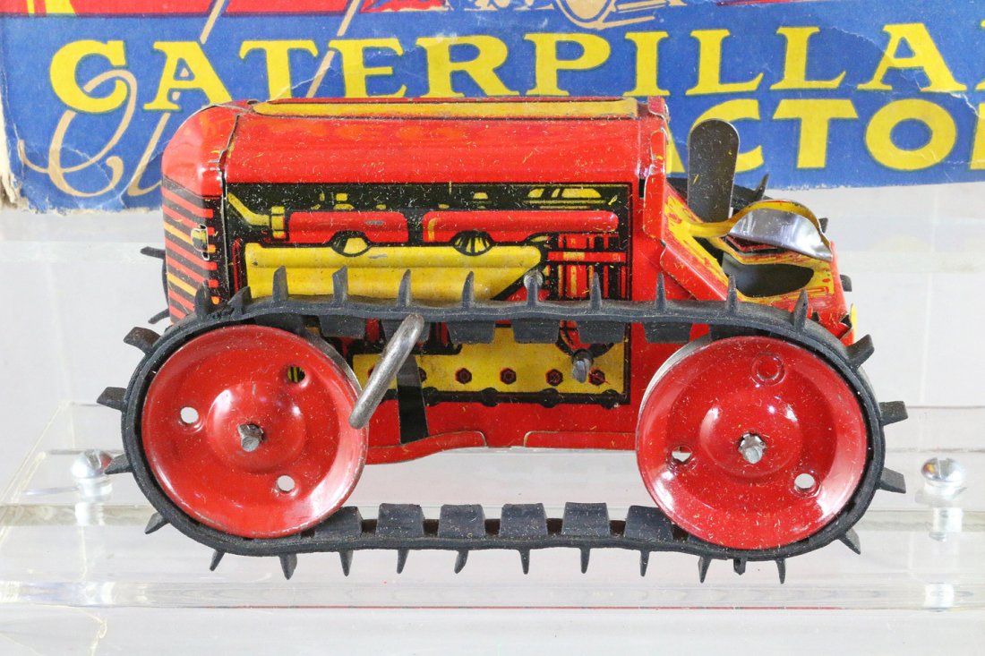 Marx Caterpillar Climbing Tractor In Box Tin Litho (1 of 3)