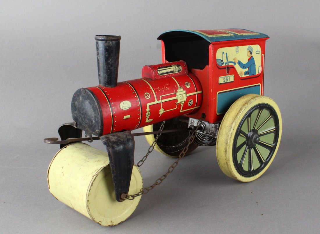 Einfalt German Tin Steam Roller Technofix Wind Up (1 of 4)
