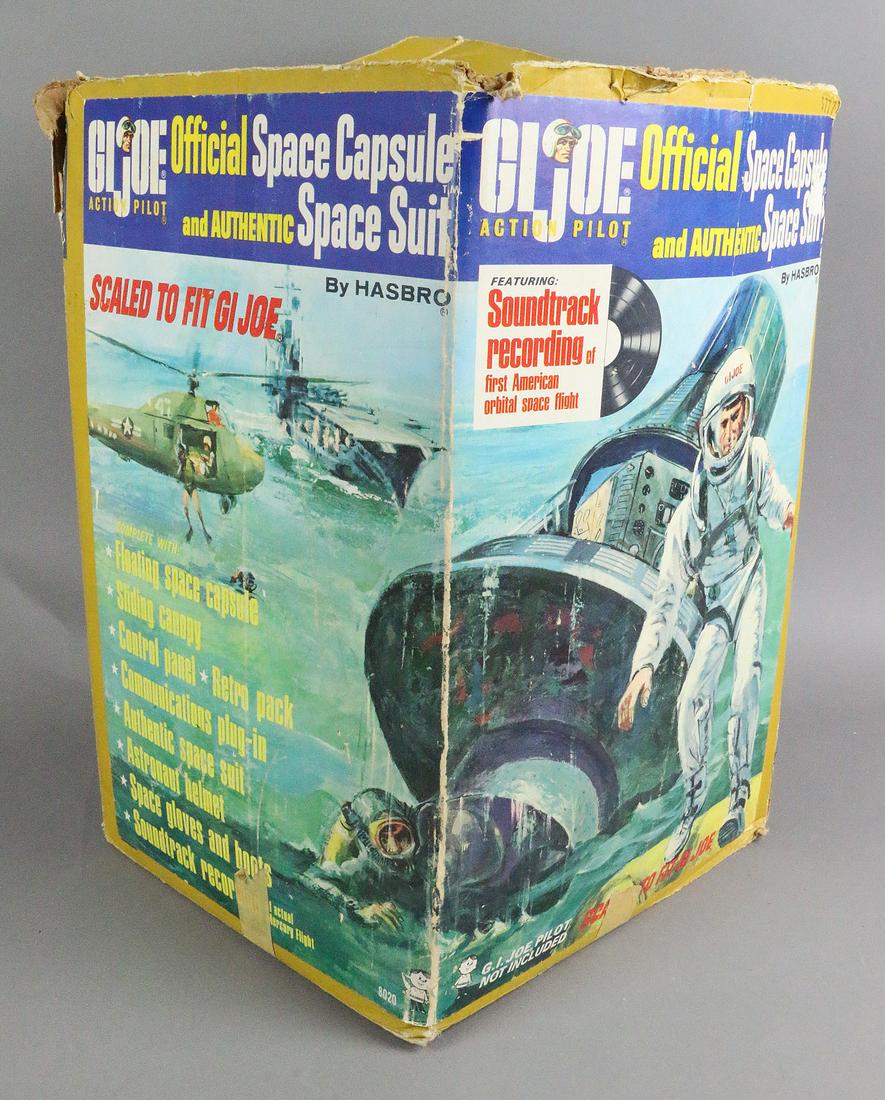 GI Joe Hasbro Mercury Space Capsule In Box: GI Joe Hasbro Mercury Space Capsule In Box, with suit 16 inches