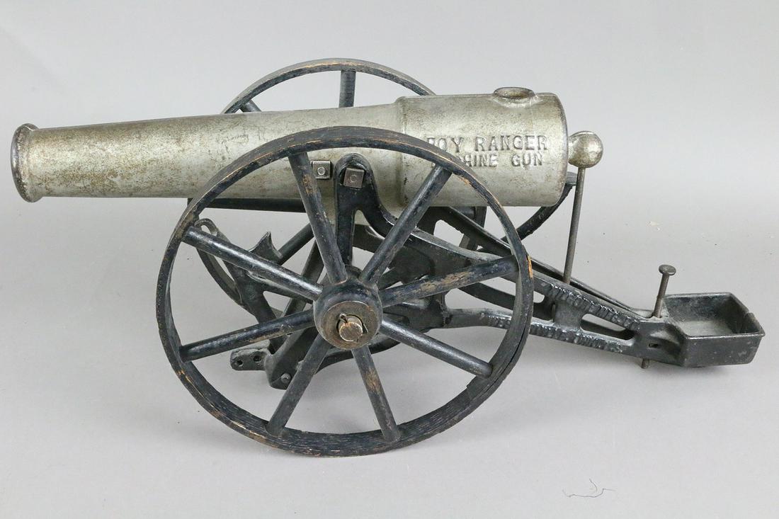 Kilgore Boy Ranger Cast Iron Cannon Machine Gun: Kilgore Boy Ranger Cast Iron Cannon Machine Gun 19 inches