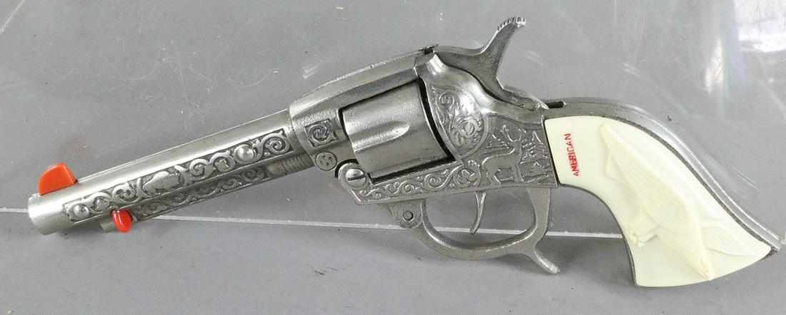 Kilgore American Cast Iron Cap Gun Rare: Kilgore American Cast Iron Cap Gun Rare, 10 inches