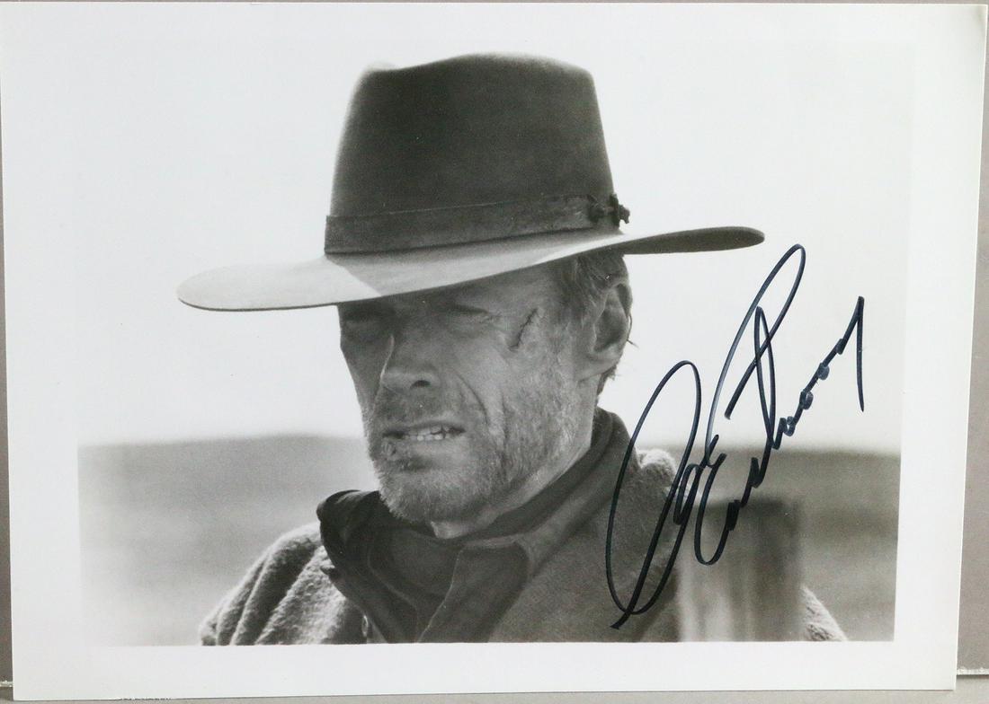 Clint Eastwood Signed Photo: Clint Eastwood Signed Photo All autographs & signed ephemera presented here is from the Cordelia Platt autograph collection. Highly regarded in the autograph industry, Cordelia was the president of th