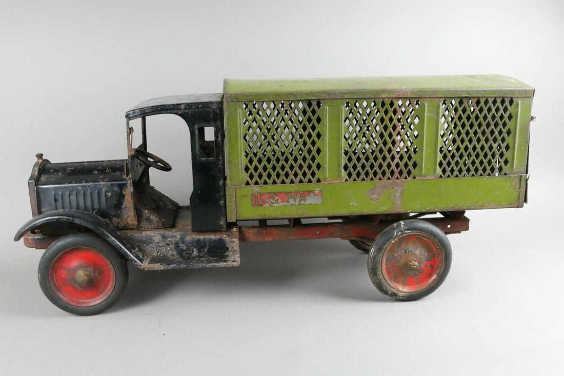 Keystone US Mail Truck Pressed Steel 1920s: Keystone US Mail Truck Pressed Steel 1920s, 27 inches
