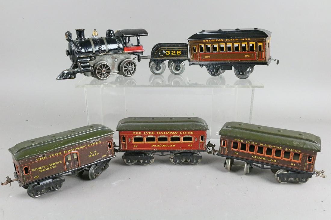 American Flyer Early 328 Loco Lot: American Flyer Early 328 Loco Lo
