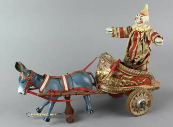 Schoenhut Circus Chariot with Clown