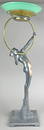 Frankart Deco Standing Nude Hoop Girl Statue EX