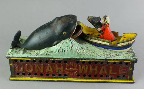 Shepard Hardware Jonah & Whale Mechanical Bank