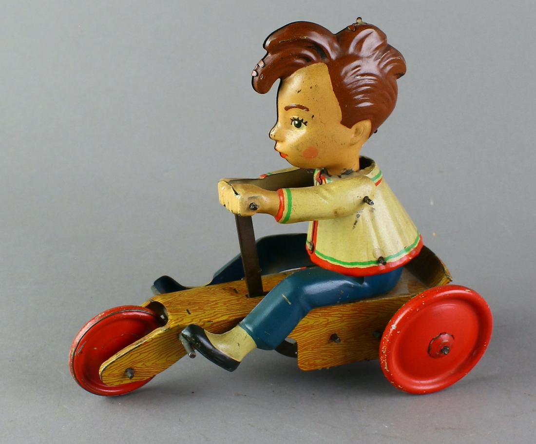 Heini German Tin Scooter wind up (1 of 4)