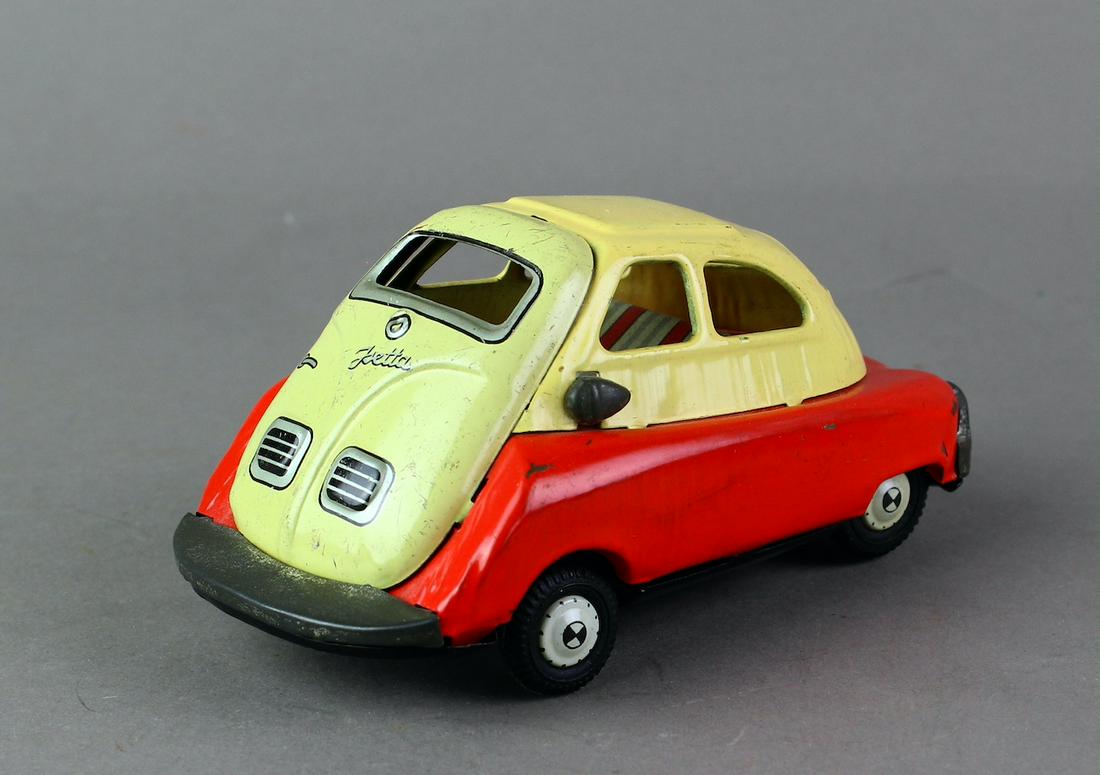 1950s Japan Tin BMW Isetta & VW Cars (1 of 7)