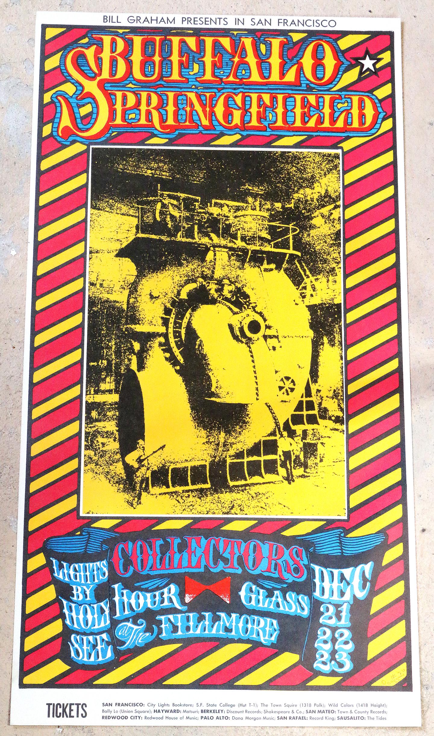 Buffalo Springfield #98 Poster 1967, 1st Printing (1 of 5)