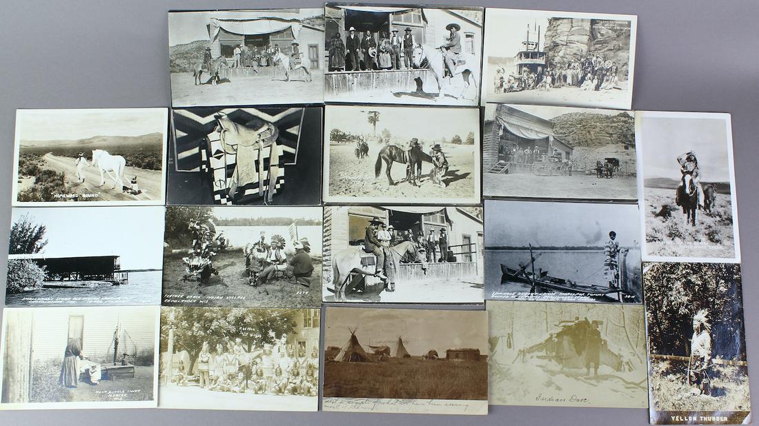 Native American Real Photo Post Cards (1 of 5)