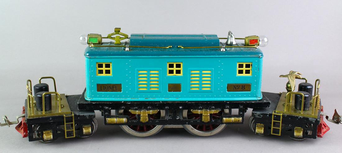 Lionel No. 8 Locomotive Standard G Customized: Lionel No. 8 Locomotive Standard Gauge modified engine.