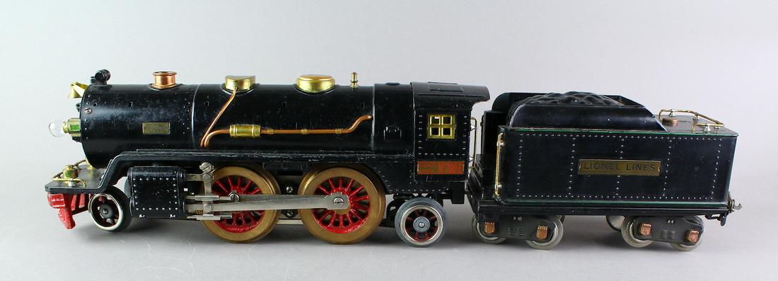 Lionel 390E Standard G Steam Locomotive & Extras: Lionel 390E Standard Gauge Steam Locomotive with 384 Tender. Fine massive Bild-A -Loco with extra wheels and engine included.