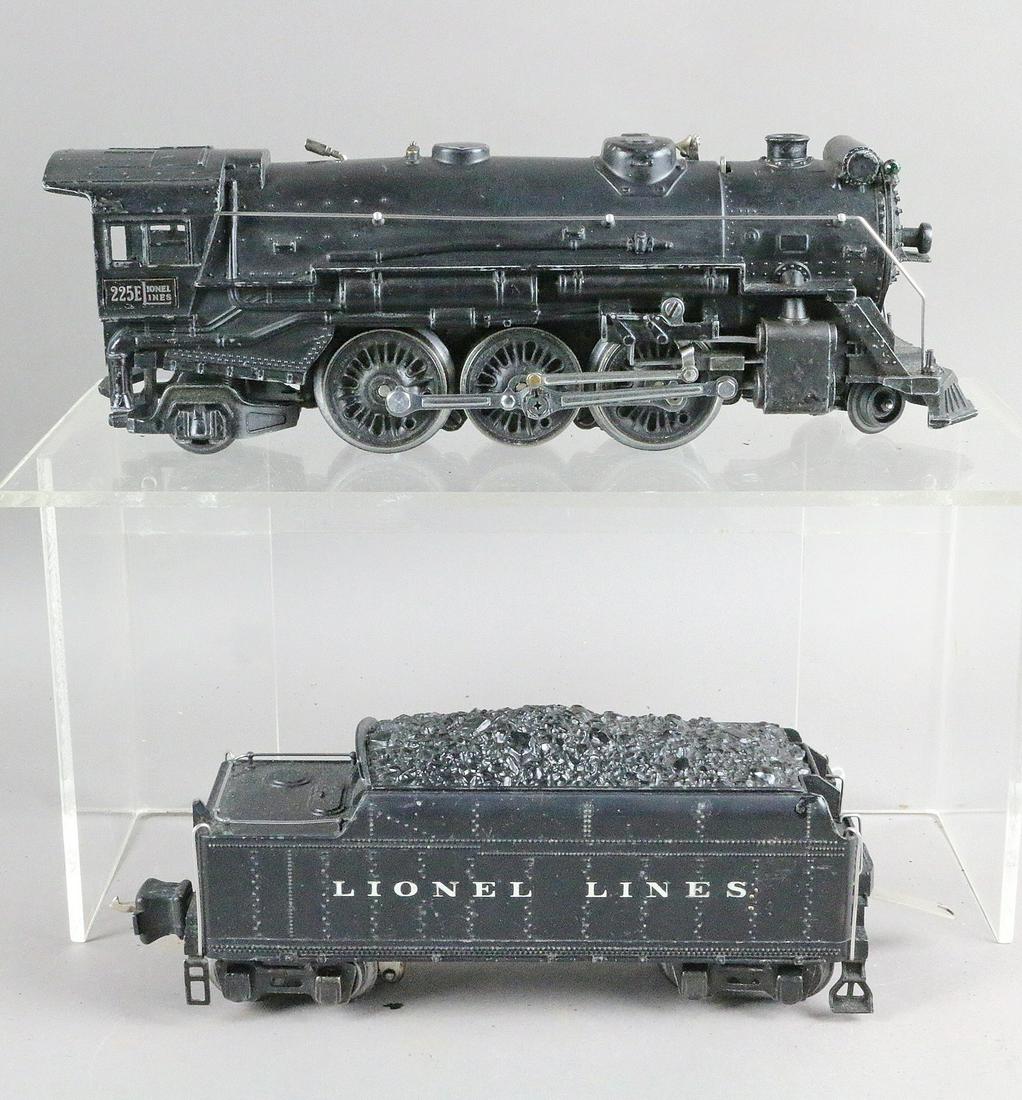 Lionel 225E Locomotive and Tender: Lionel 225E Loco and Tender
