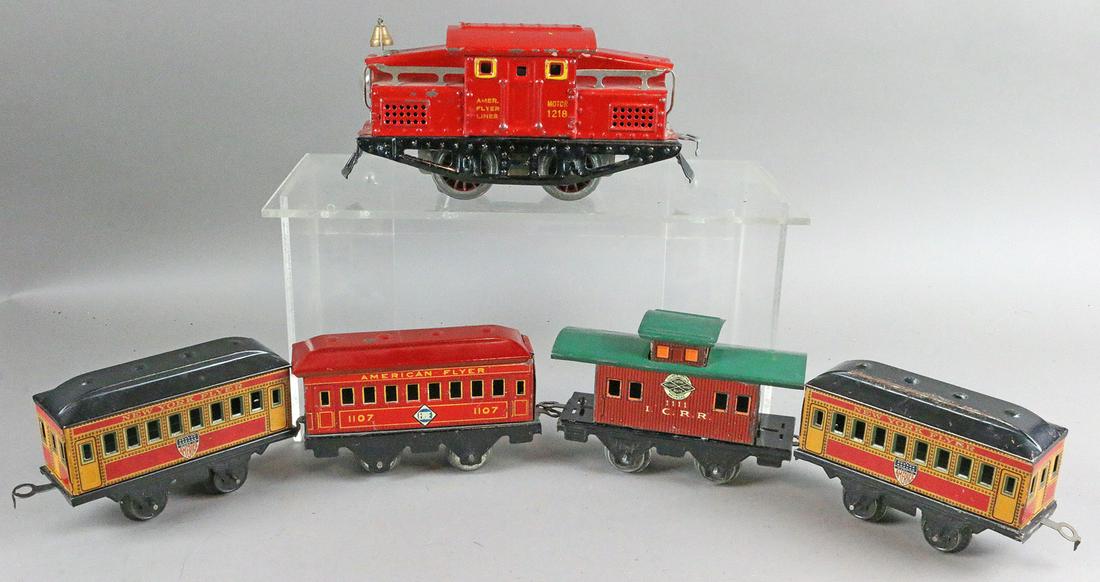 American Flyer 1218 Loco and 4 Cars: American Flyer 1218 Loco and 4 Cars