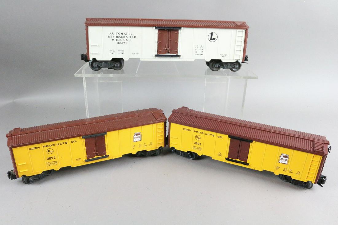 Lionel 36621 Refrigerator car 3672 Corn Lot: Lionel 36621 Refrigerator car 3672 Corn Lot