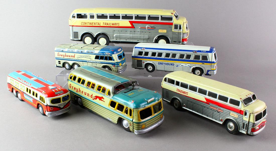 Japan Tin Bus Lot Greyhound & Trailways Lot (1 of 5)