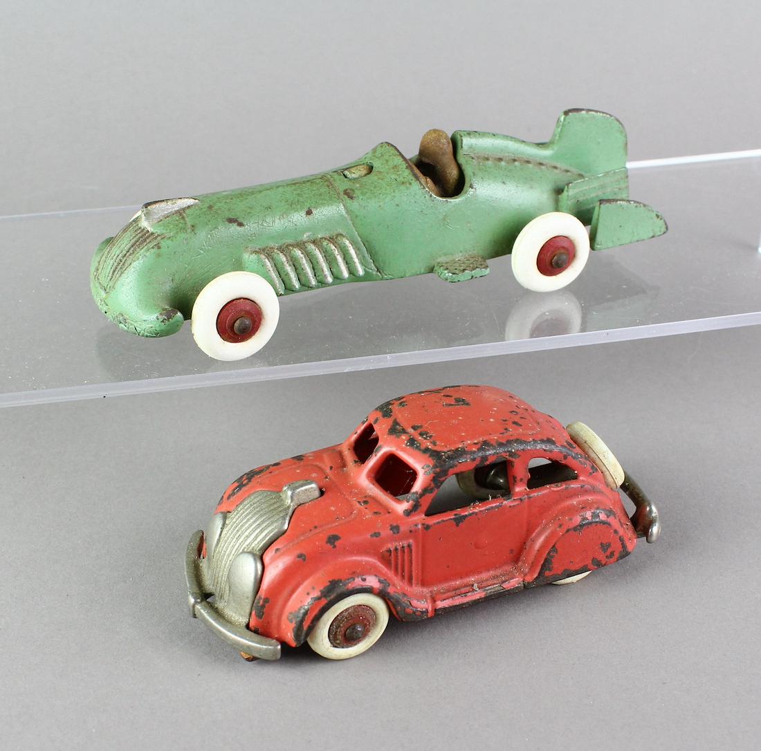 Hubley Cast Iron Race Car & Airflow (1 of 4)