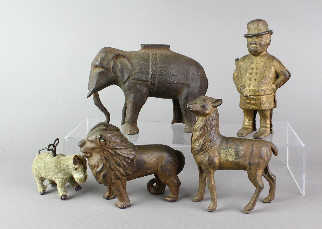 Cast Iron Still Banks (1 of 3)