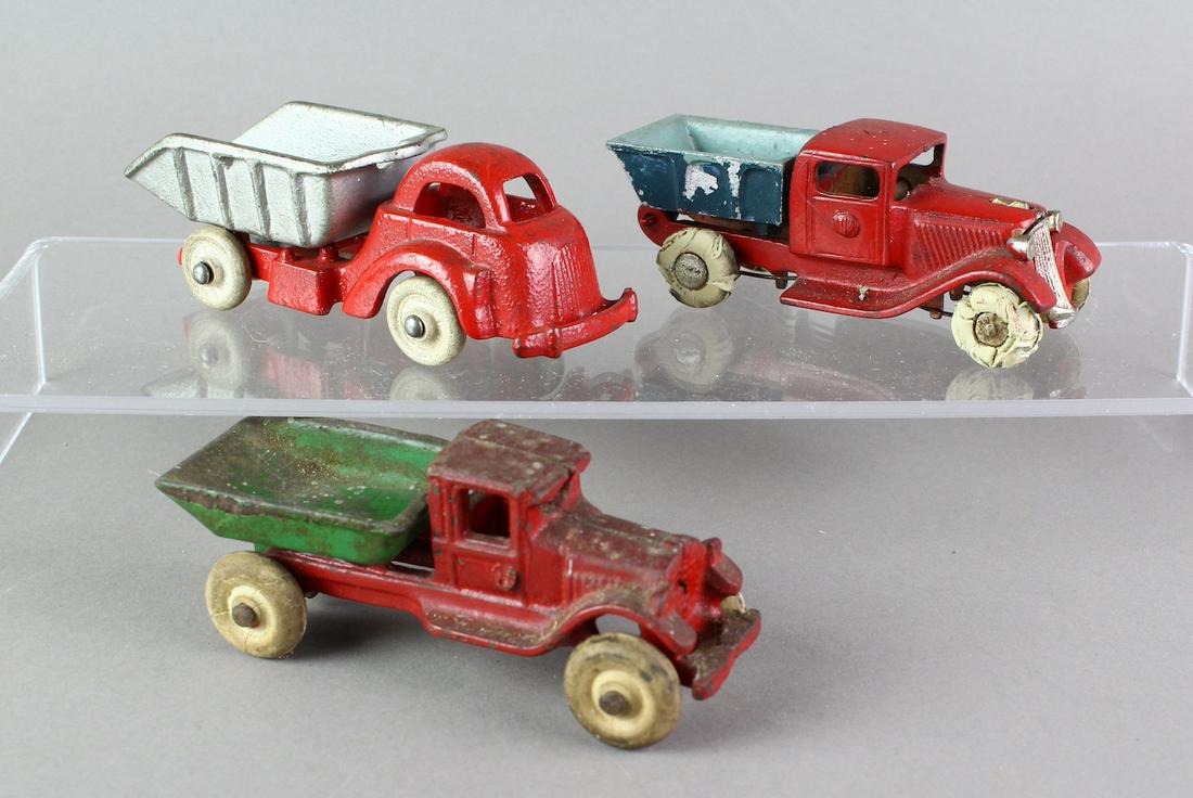 Cast Iron Dump Trucks (1 of 3)