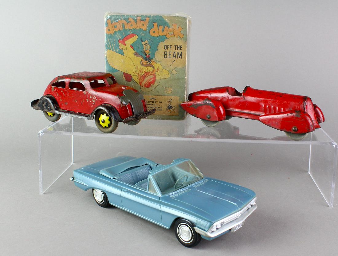 Toy Lot- Marx Airflow, Wyandotte Racer, 1964 Cutlass JoHan Promo Car (1 of 3)