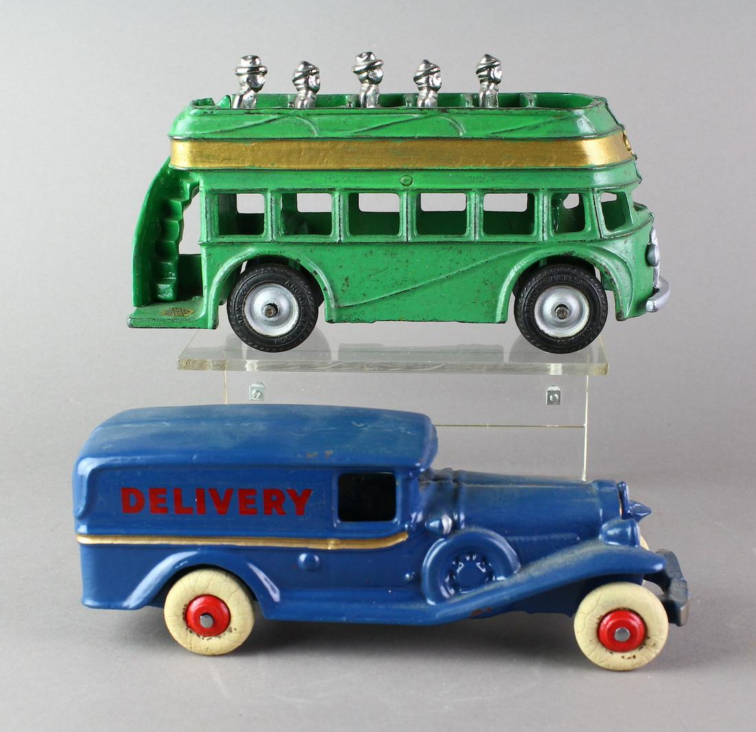 Arcade Double Decker Bus & Champion Panel Truck (1 of 4)