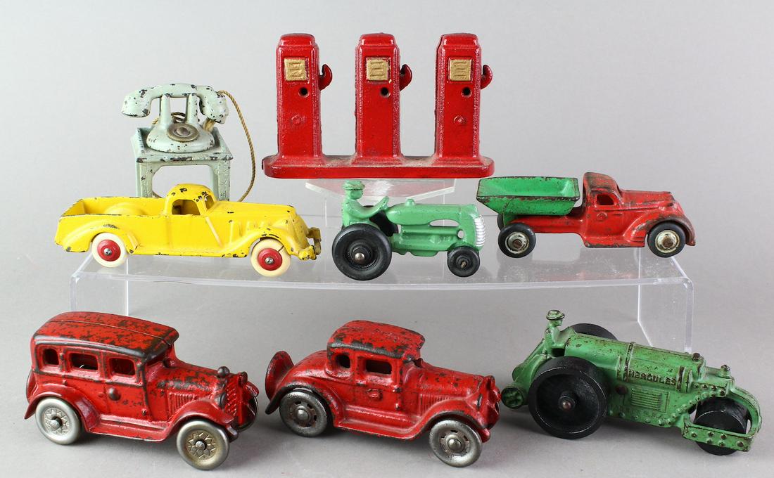 Hubley & Williams Cars, Trucks & Arcade Gas Pumps (1 of 2)