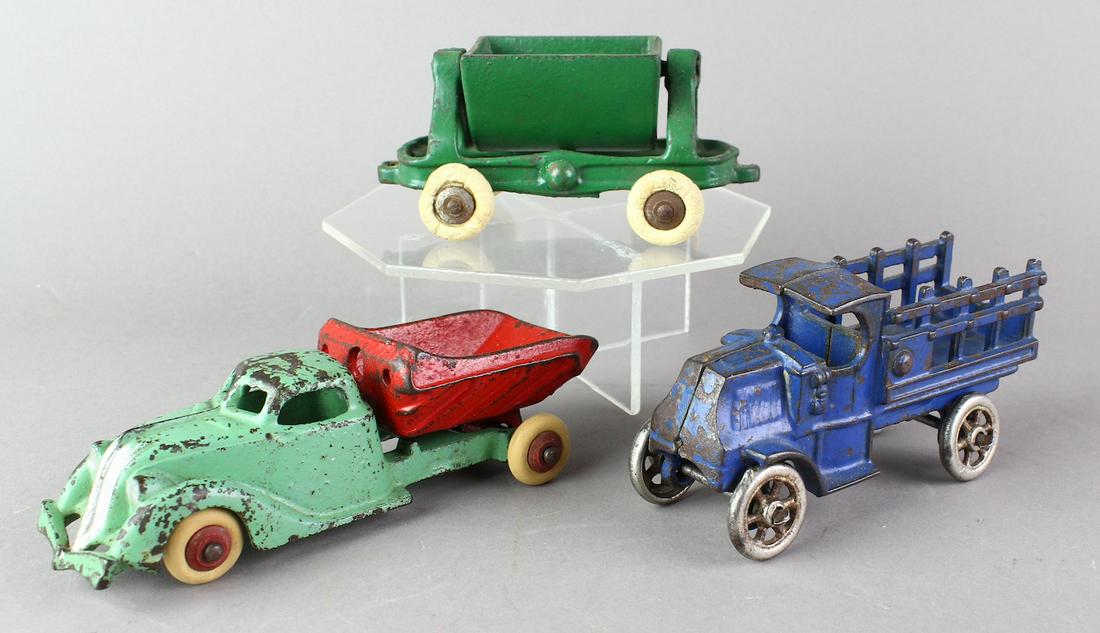 Cast Iron Trucks and Tipping Dump (1 of 2)