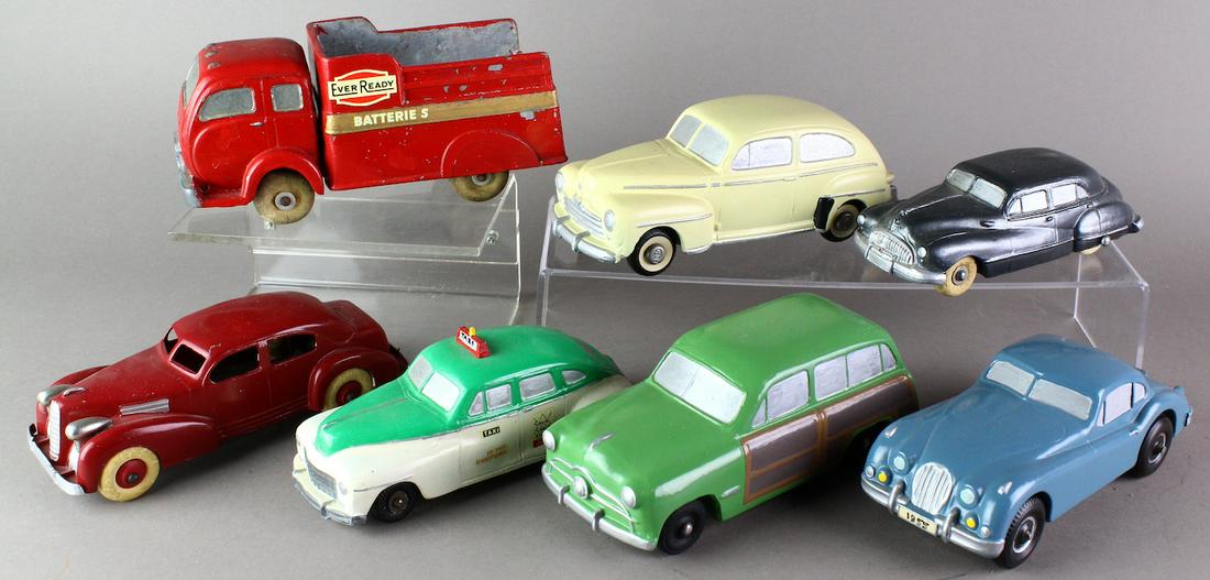 1940s-1950s Metal Promo Cars, Banks & Rare Truck (1 of 5)