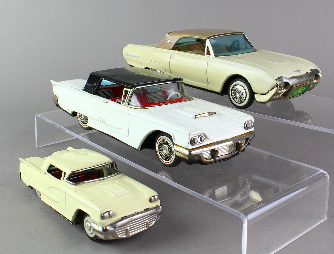 Japan Tin Ford Thunderbird 3 Cars (1 of 3)