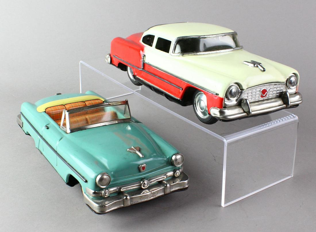 1953 Japan Tin Ford Convertible & 1954 Friction Car (1 of 5)