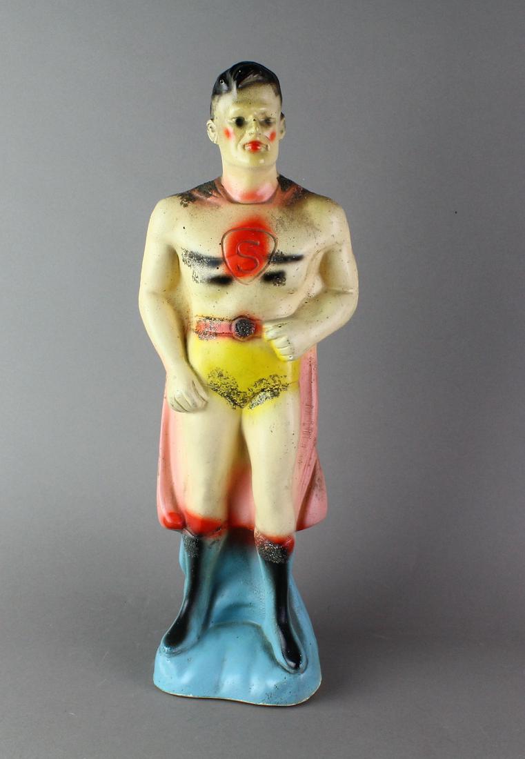 1940s Superman Carnival Chalkware Statue (1 of 3)