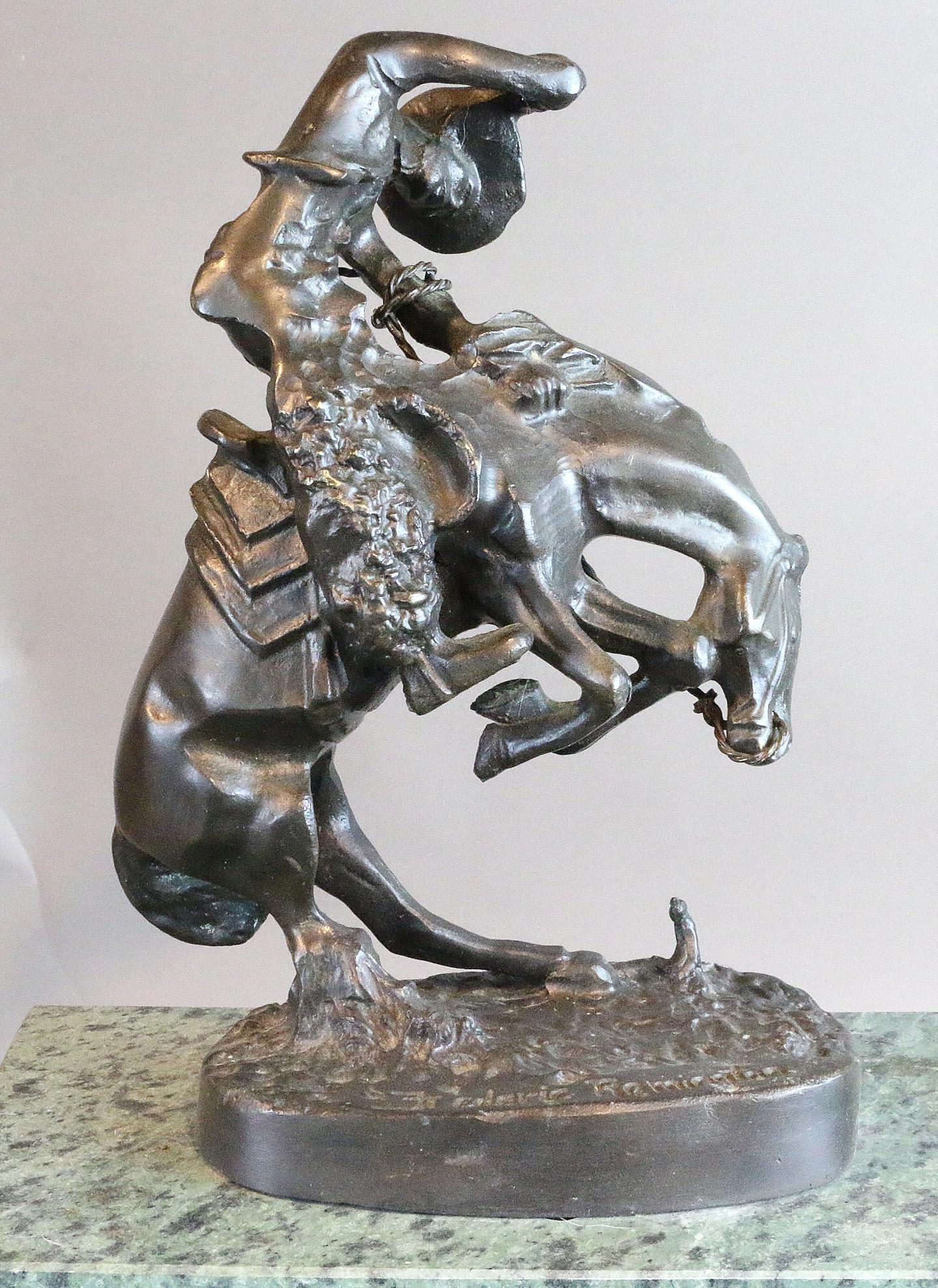 Frederick Remington Bucking Bronco Bronze (1 of 5)