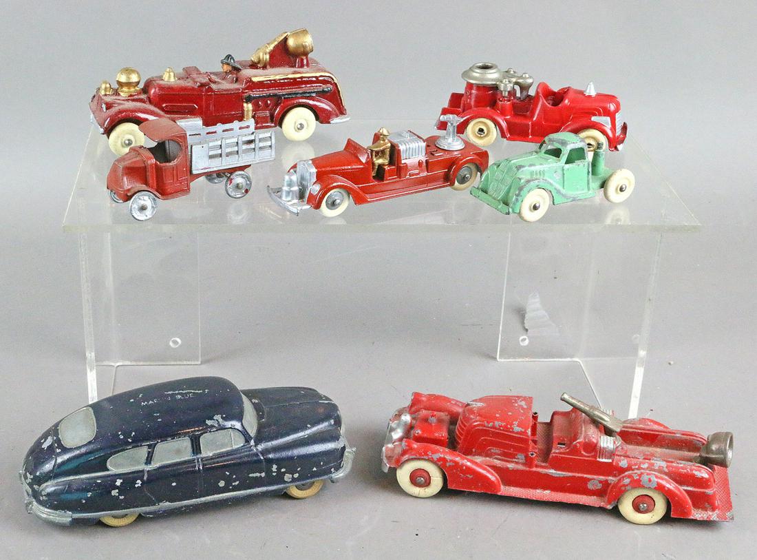 1949 Nash Blue Marlin Promo Car & Tootsietoy  Fire Truck Lot (1 of 2)