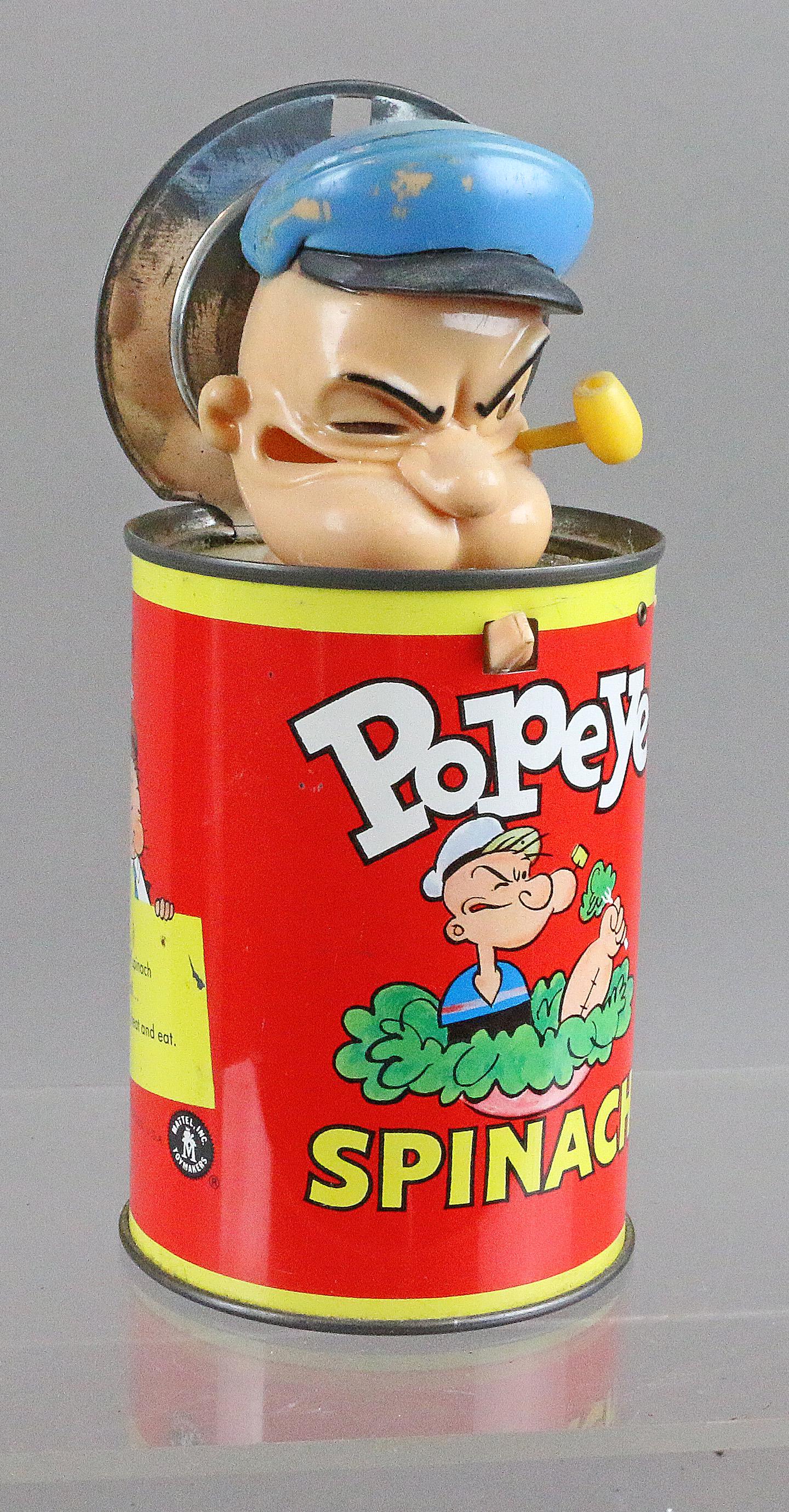 Mattel Popeye Spinach In A Can: Mattel Popeye Spinach In A Can