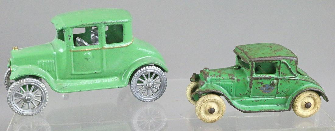 Arcade Cast Iron Coupe Lot (1 of 2)