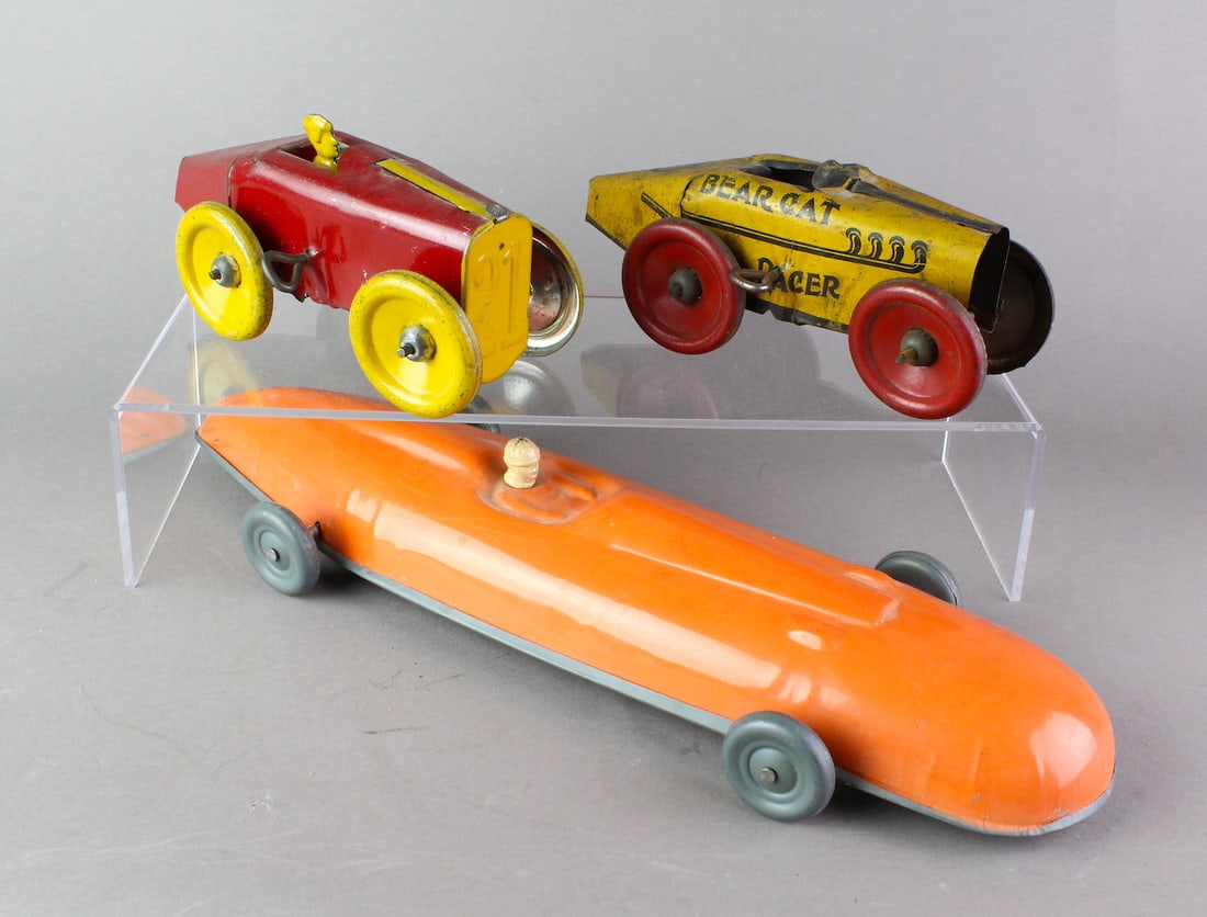 3 Tin Boat Tail Racers (1 of 3)