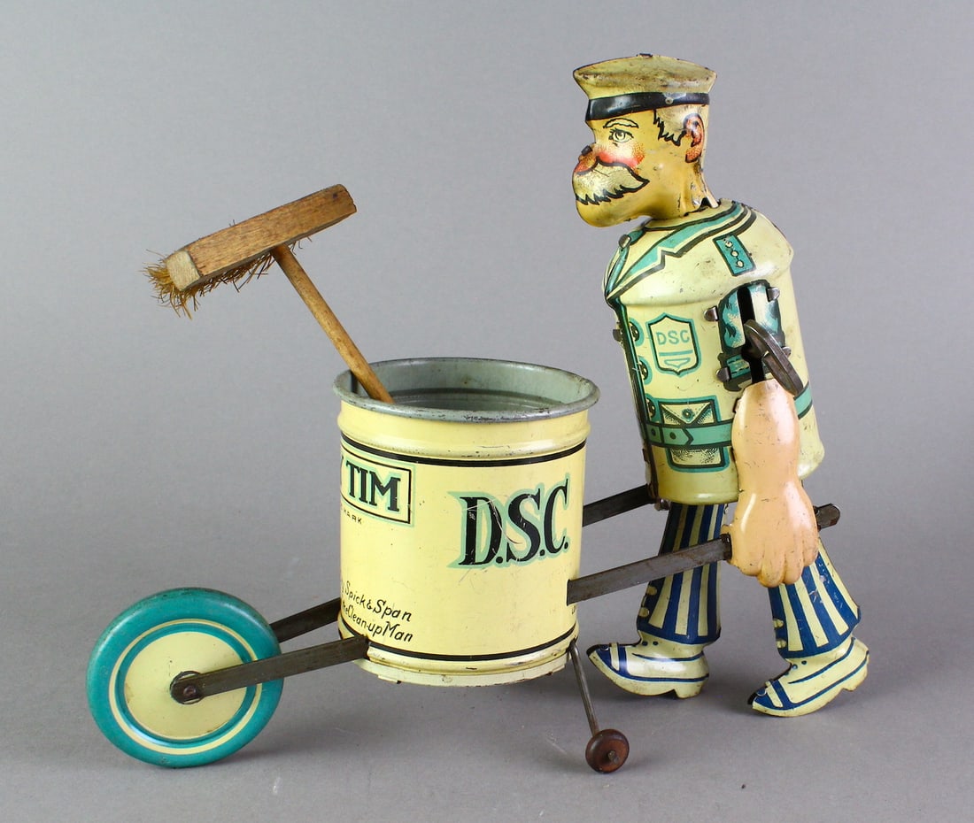 1930s Marx Tidy Tim NYC Street Sweeper (1 of 5)