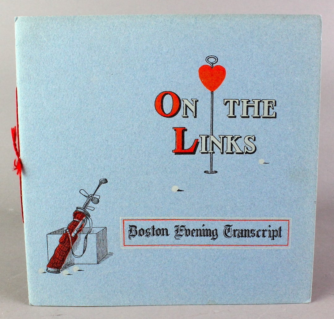 1900s On the Links Boston Golf Book with Harry Vardon & Other Pros (1 of 5)