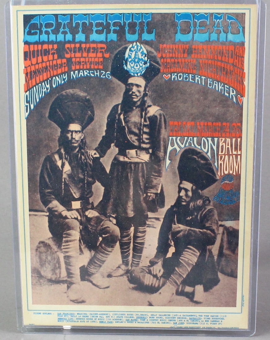 1967 Grateful Dead Quick Silver Avalon Lobby Bill Family Dog (1 of 3)