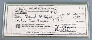 1966 Grateful Dead Pig Pen Signed Check