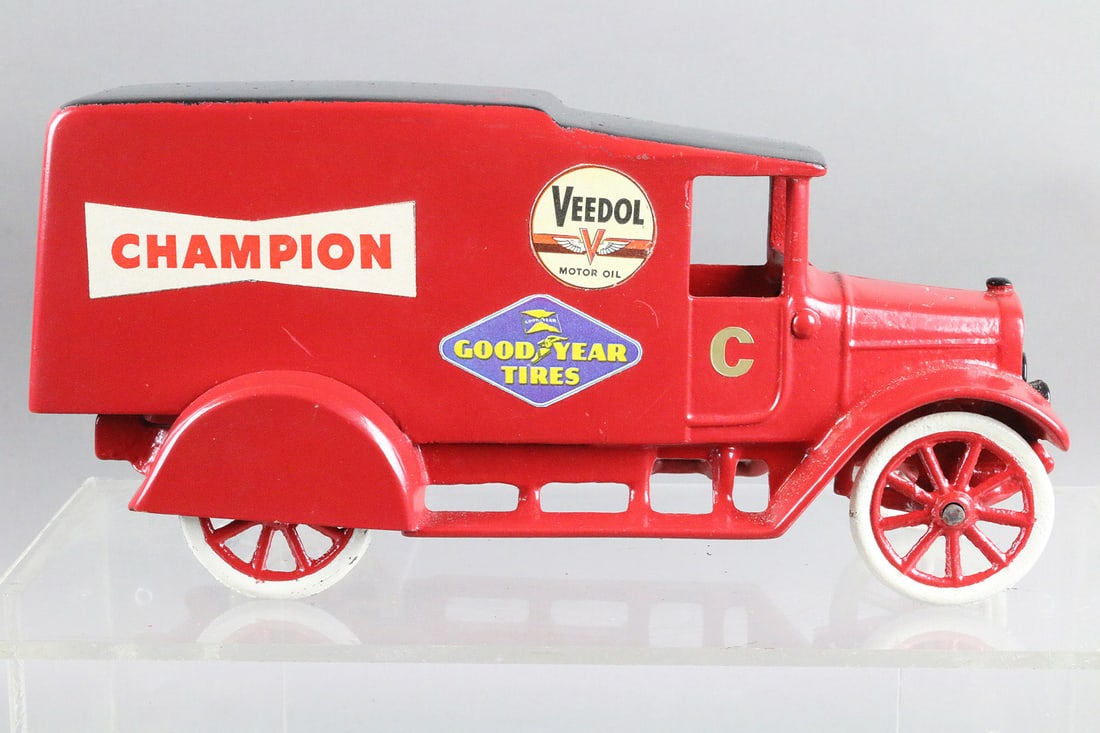 Arcade Red Baby Fantasy Cast Iron Truck (1 of 3)