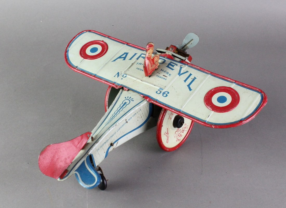 1930 Strauss Tin Air Devil Airplane (1 of 5)